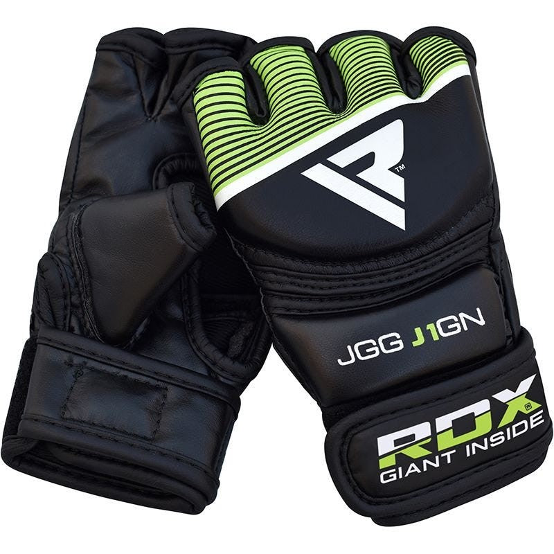 RDX J1 Kids MMA Training Handschuhe Fitness schwarz/grün